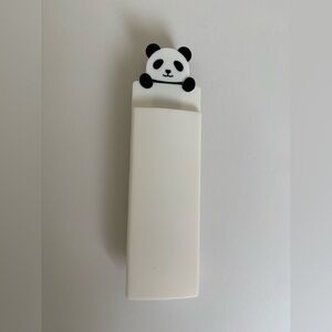 Punilabo Lihit Lab Panda Silicone Book Band Pen Case Holder EUC